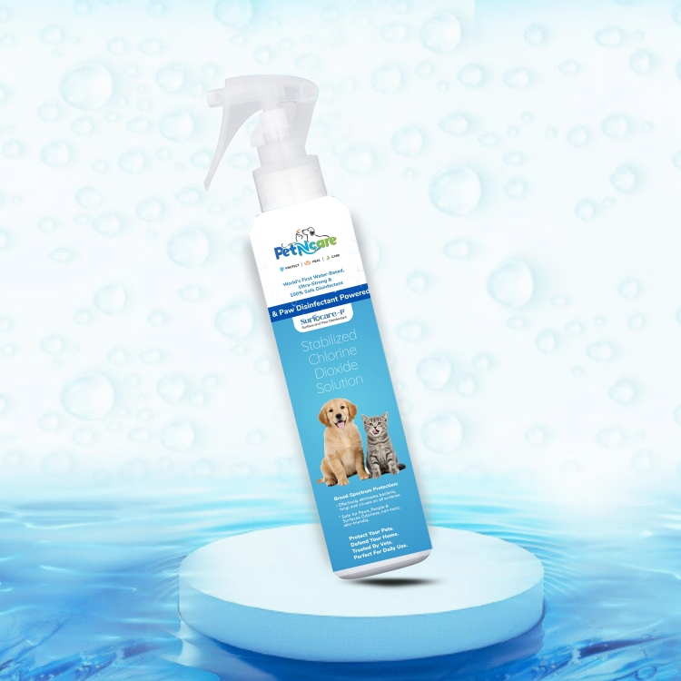 pet surface disinfecting spray