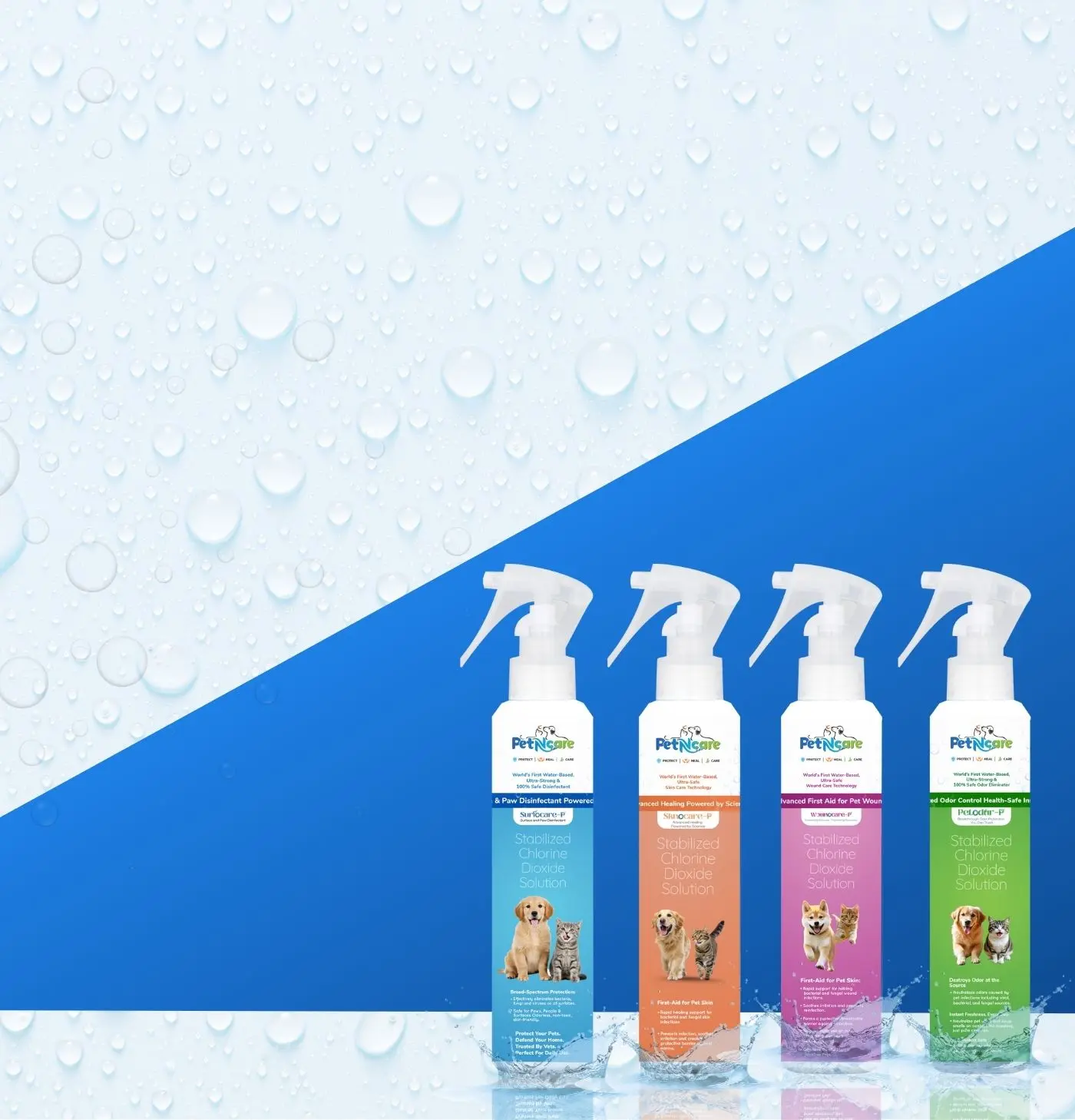 pet care sprays for dogs and cats